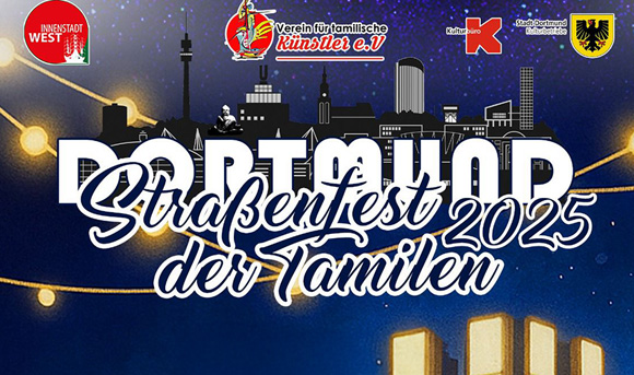 Tamilisches Straßenfest am Dortmunder U