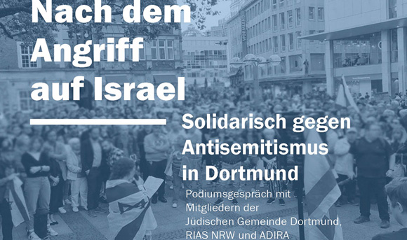 Nach dem Angriff auf Israel - Solidarisch gegen Antisemitismus in Dortmund