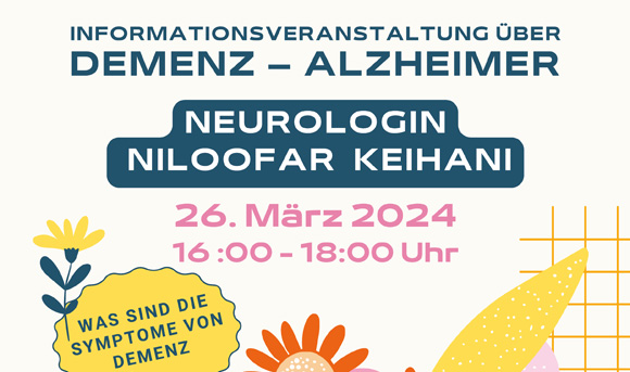 Infoveranstaltung über Demenz - Alzheimer (persisch)